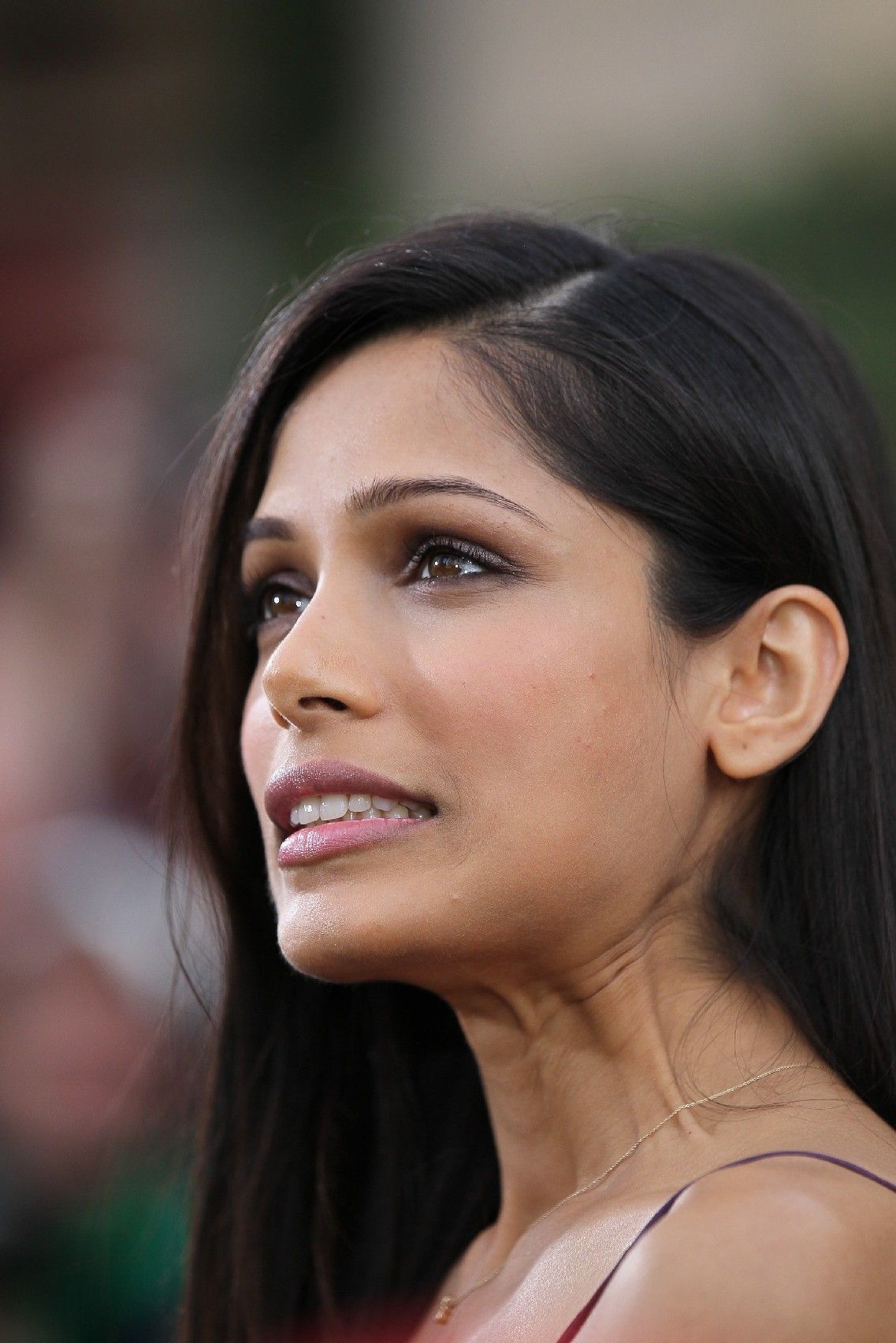Freida Pinto seen at The Grove  for news programme 'Extra' | Picture 121328